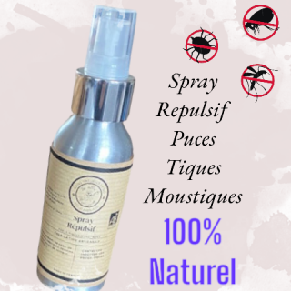 Spray répulsif puces, tiques et moustiques