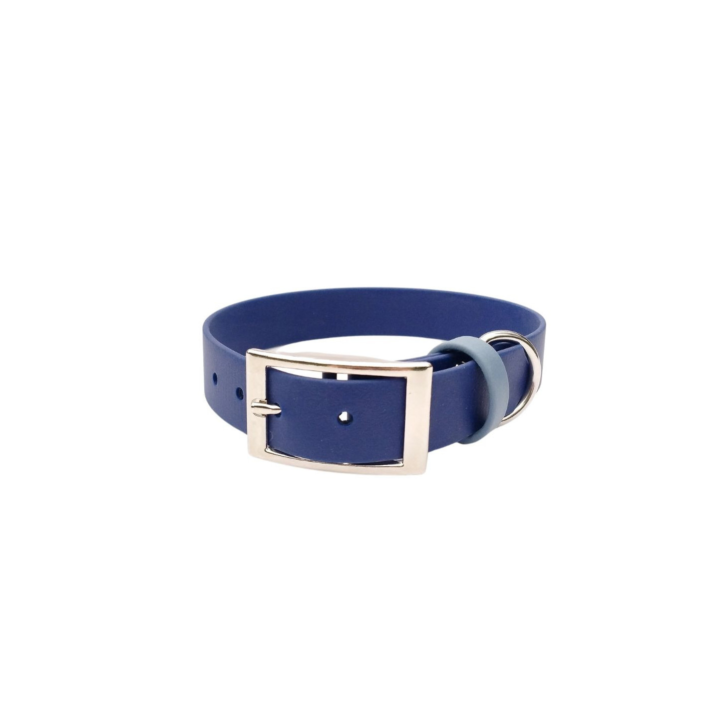 Collier en Biothane   Bleu Marine et sa laisse (2ème démarque -25% au lieu de 15%)