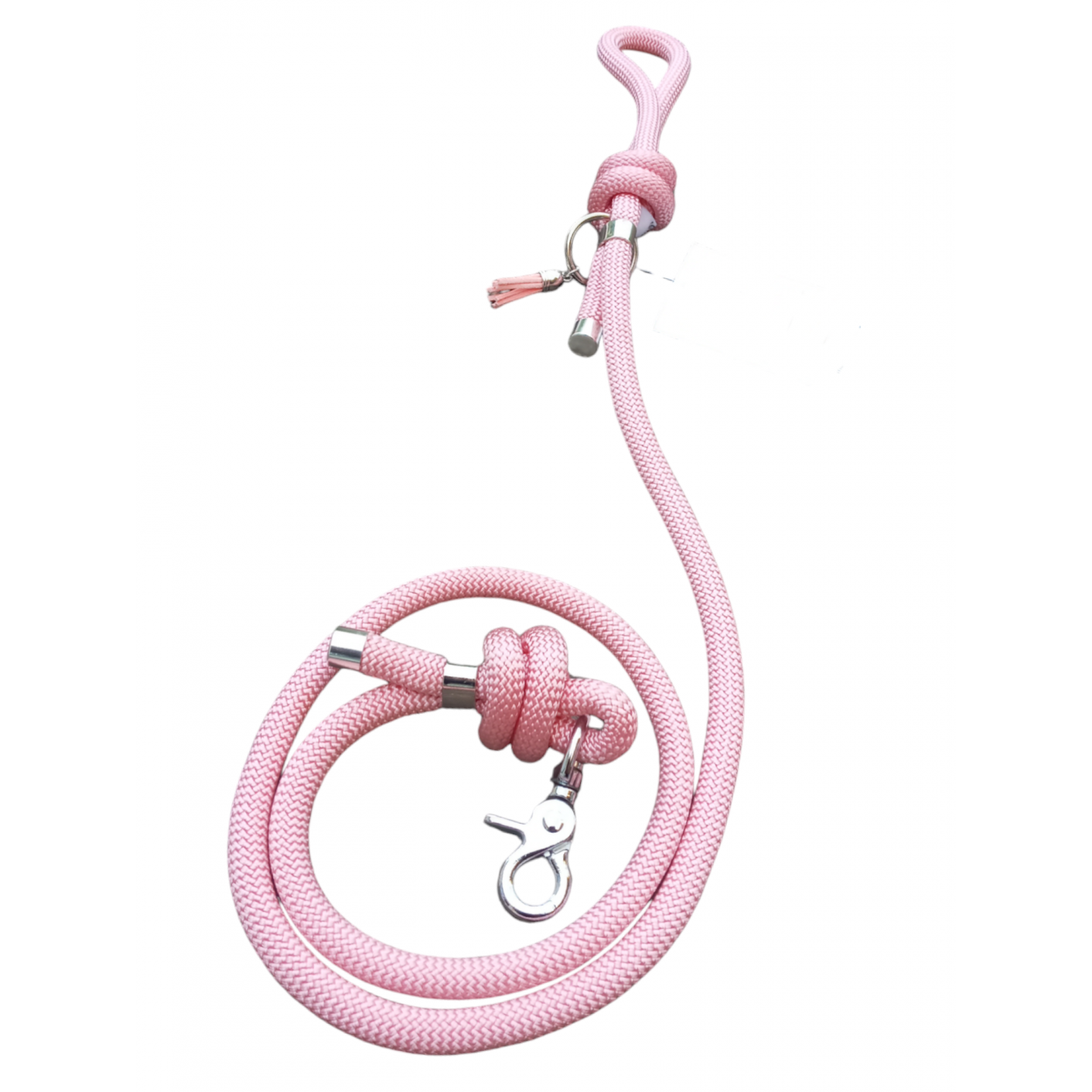 Ensemble collier en biothane rose Barbapapa  et laisse (2ème démarque -25% au lieu de 15%)